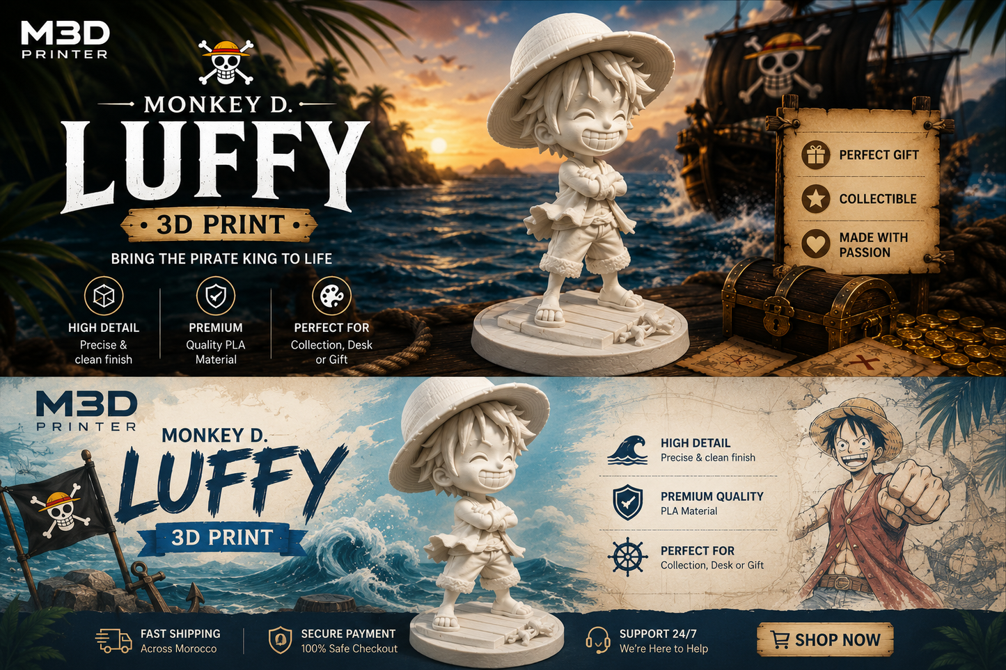 Happy Mugiwara Figurine (Soon)
