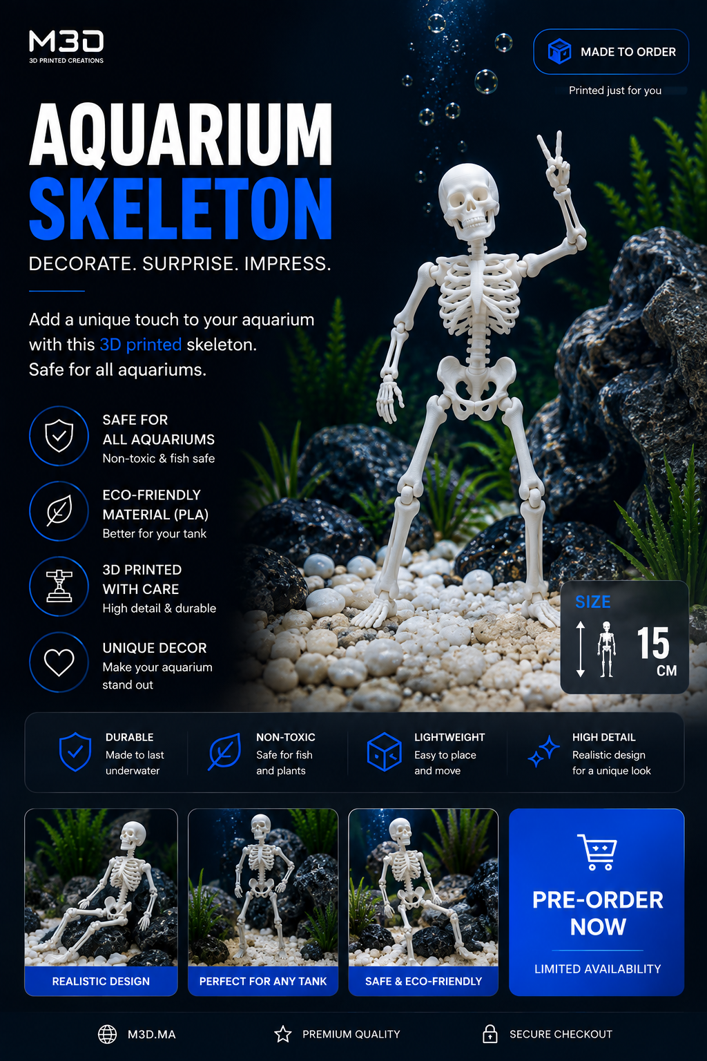 Aquarium Skeleton💀🐠
