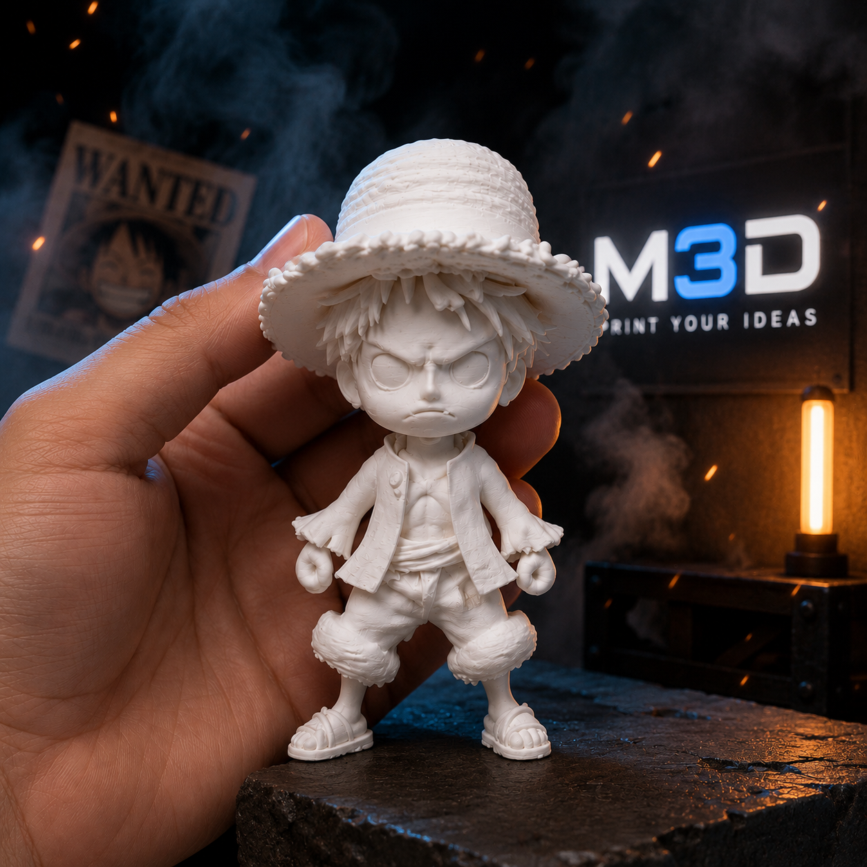 Mugiwara Figurine 3D